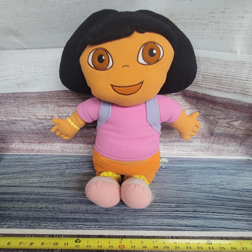 Jumbo Large 24” Plush Cuddle Pillow Dora the Explorer Backpack Plush